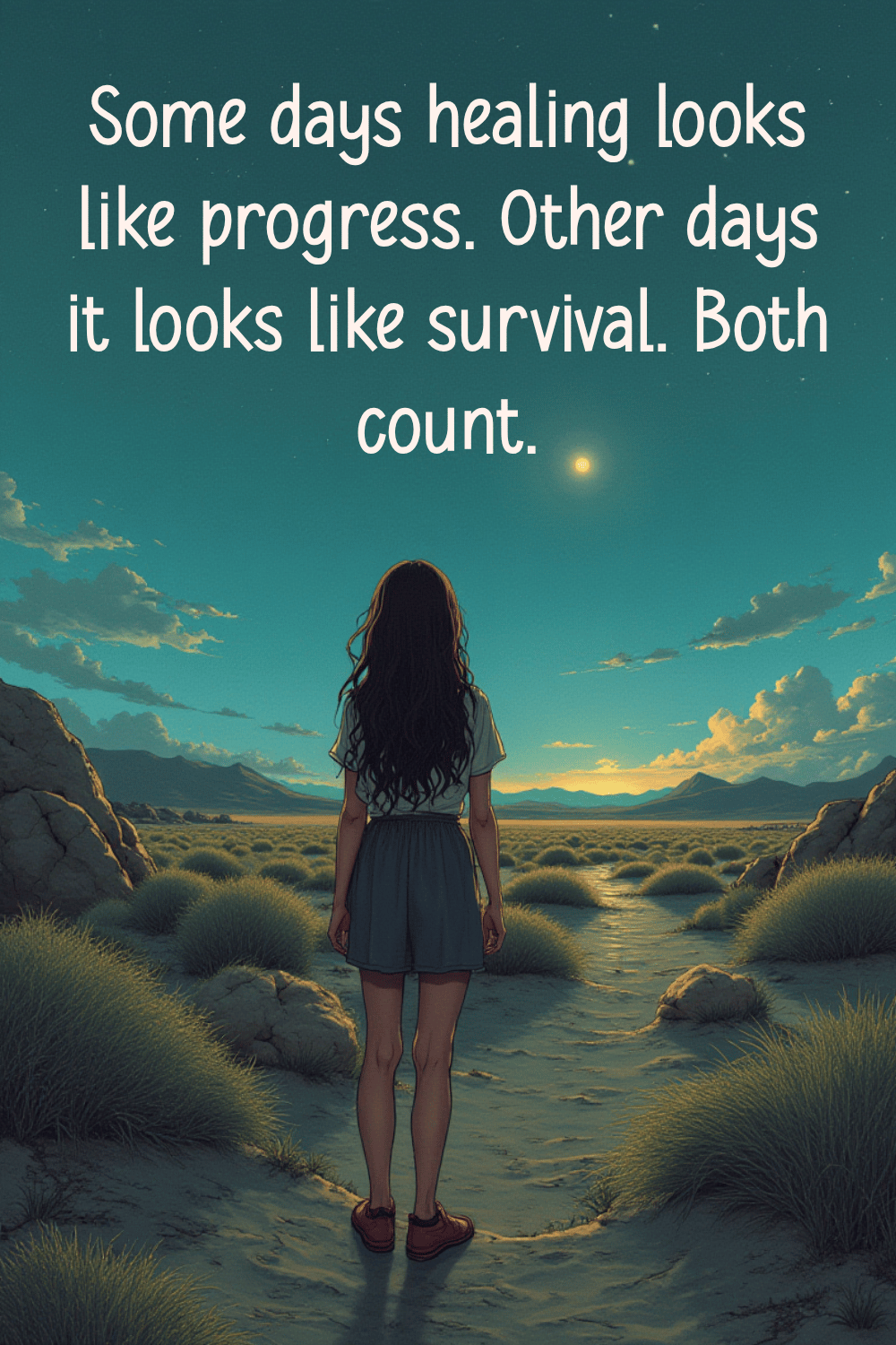 Some days healing looks like progress. Other days it looks like survival. Both count.