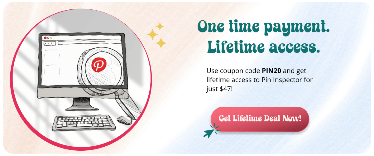 one time payment for pin inspector lifetime deal for $47 with coupon code